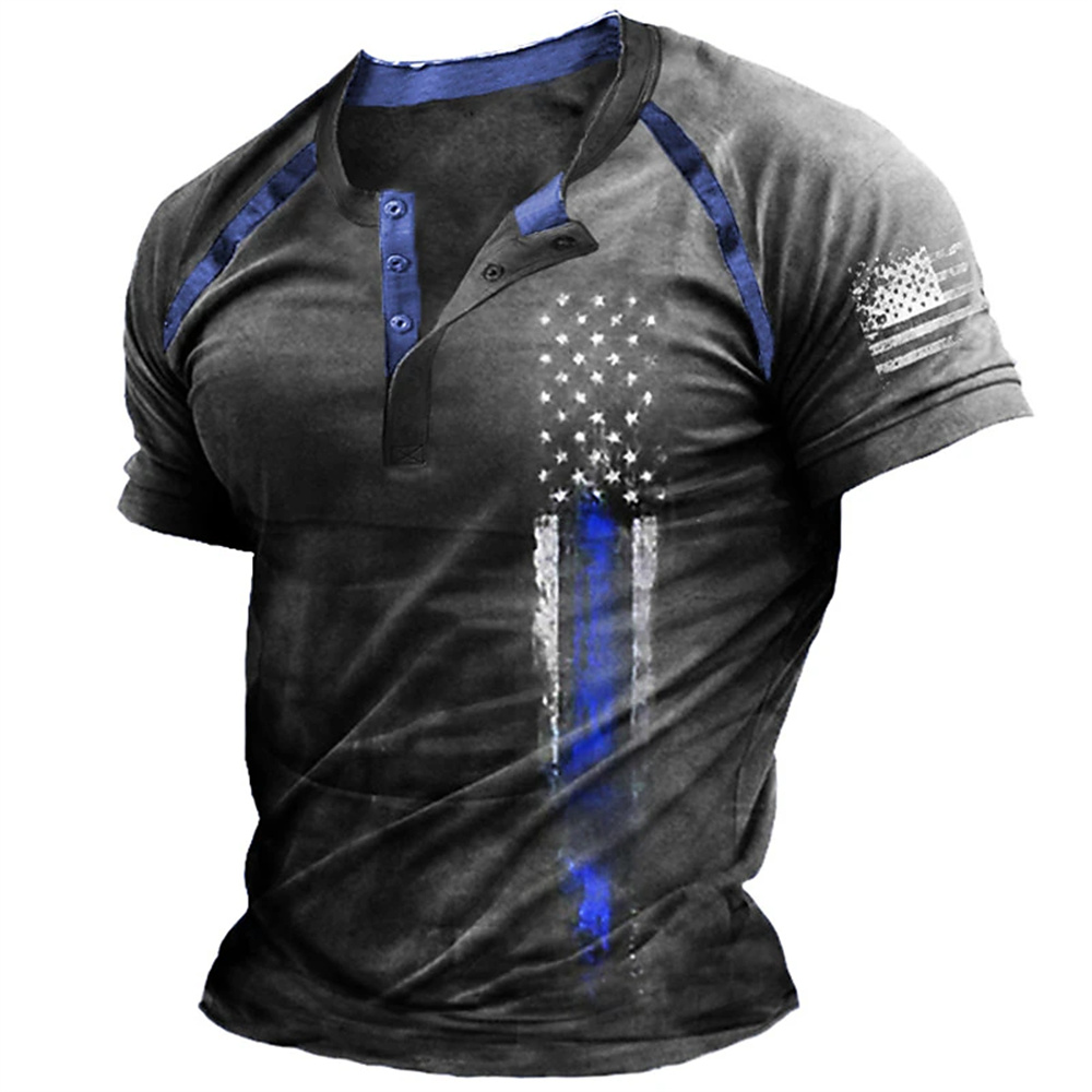 Funny 3D American Flag Print M - Men'S Fashion Outfits 评论和价格