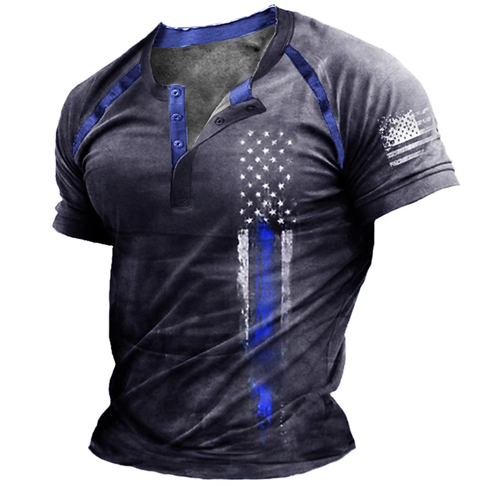 Funny 3D American Flag Print M - Men'S Fashion Outfits 评论和价格