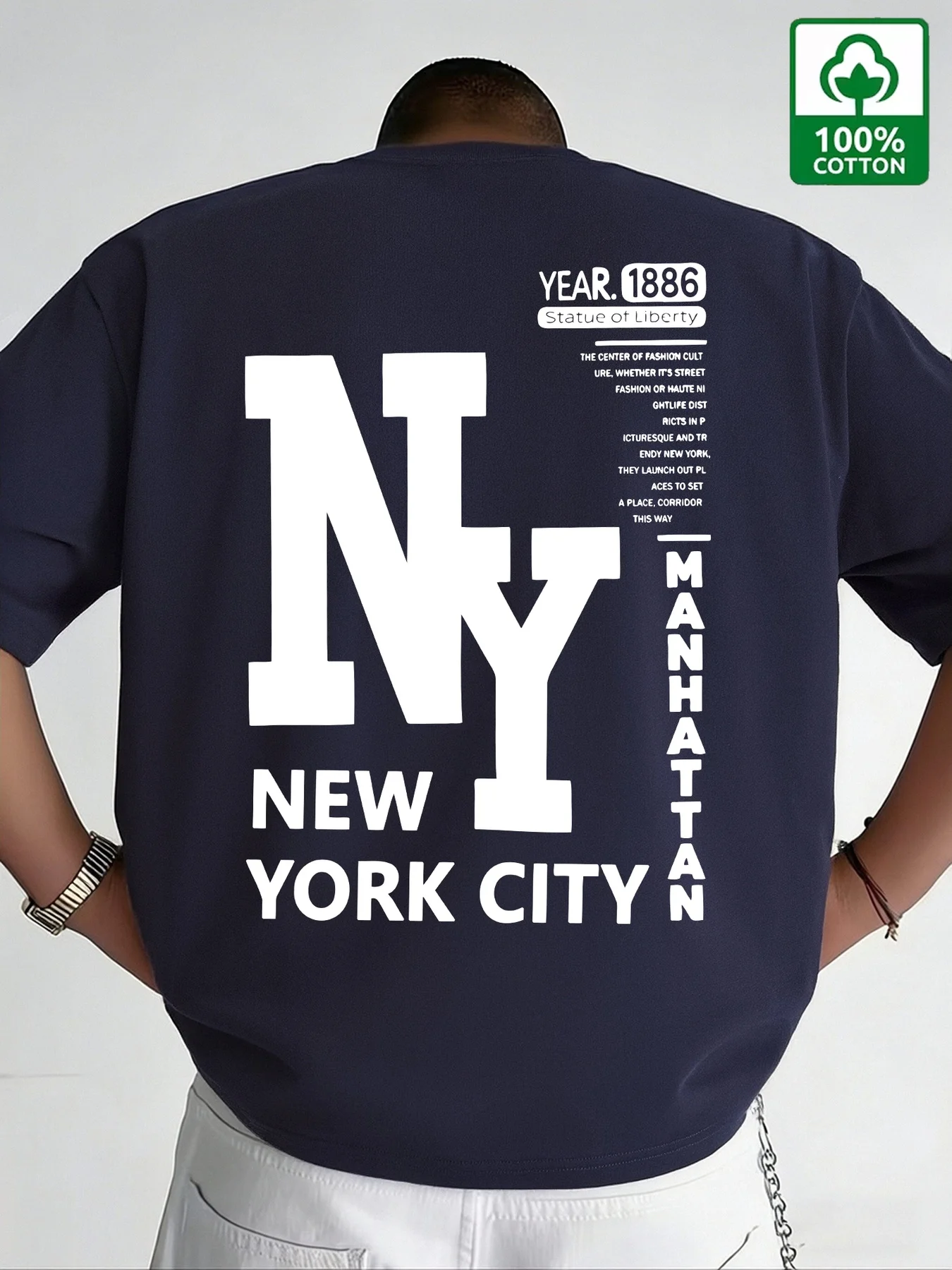 Men NYC T Shirt Cotton New Yor - Men'S Fashion Nyc 评论和价格