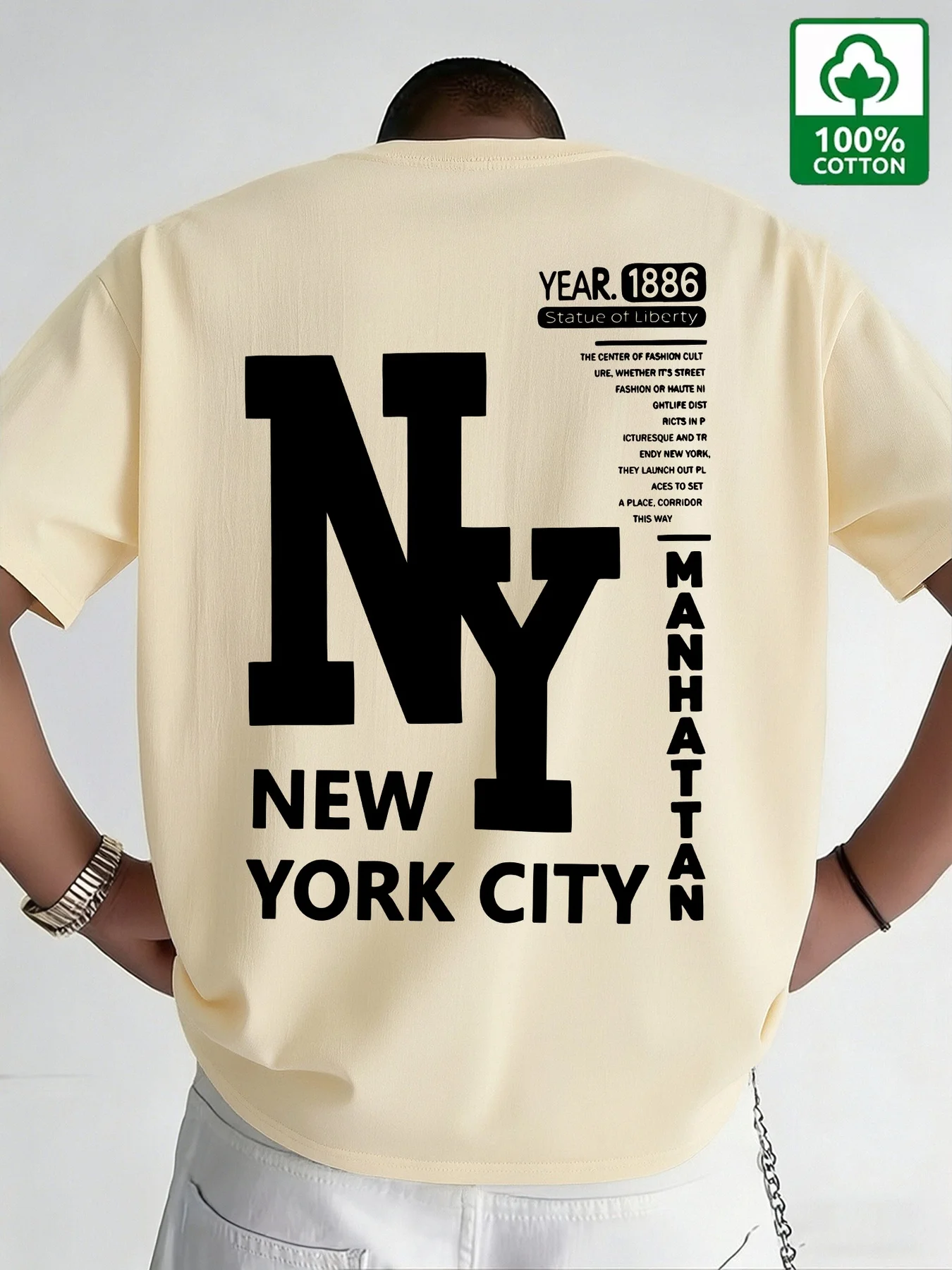 Men NYC T Shirt Cotton New Yor - Men'S Fashion Nyc 评论和价格