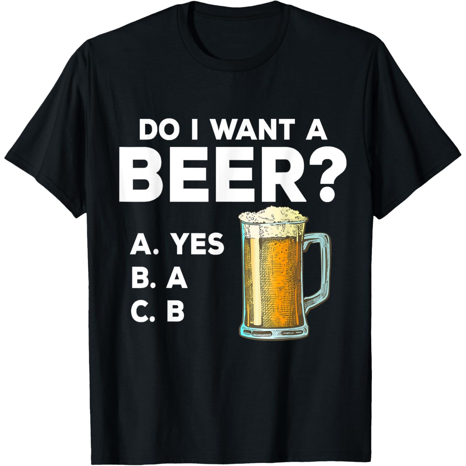 Funny Beer Quiz Graphic T-Shir - Men'S Fashion Quiz 评论和价格