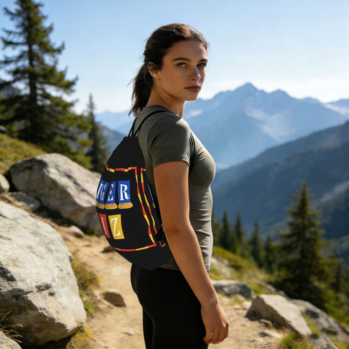 Burger Quiz New Logo Backpacks - Men'S Fashion Quiz 评论和价格