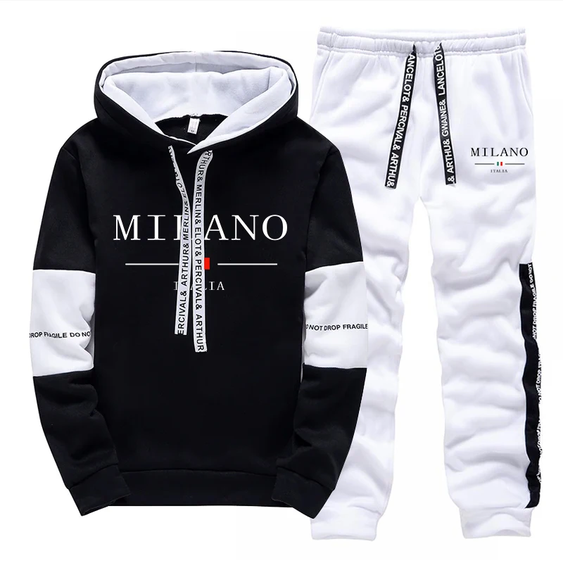 Men's Set/Hoodie/Pants Italy T - Men'S Fashion Outfits 评论和价格