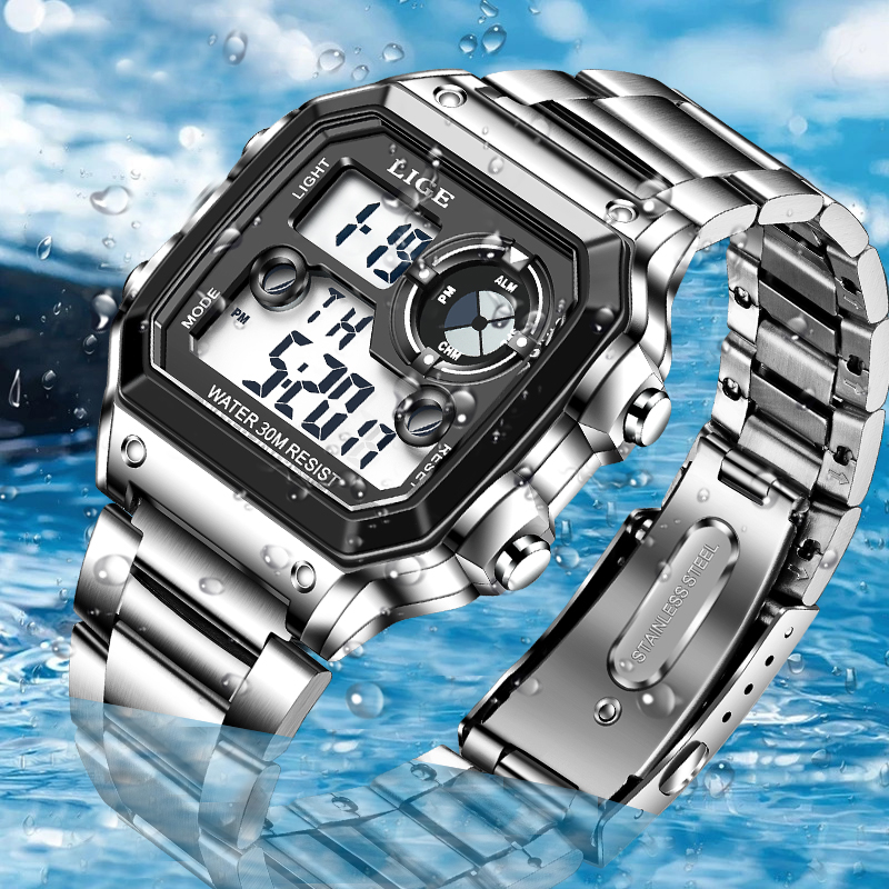 LIGE Fashion Casual Electronic - Mens Fashion Week 评论和价格