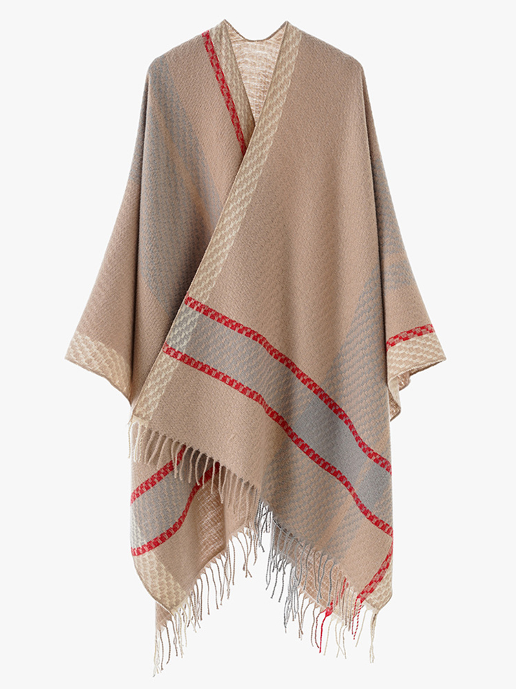 Winter Women Men Scarf Layers  - Mens Fashion Poncho 评论和价格