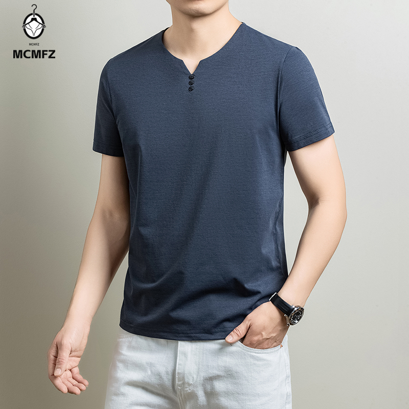 Mens Basic Henley T Shirt Comf - Men'S Fashion 2025 评论和价格