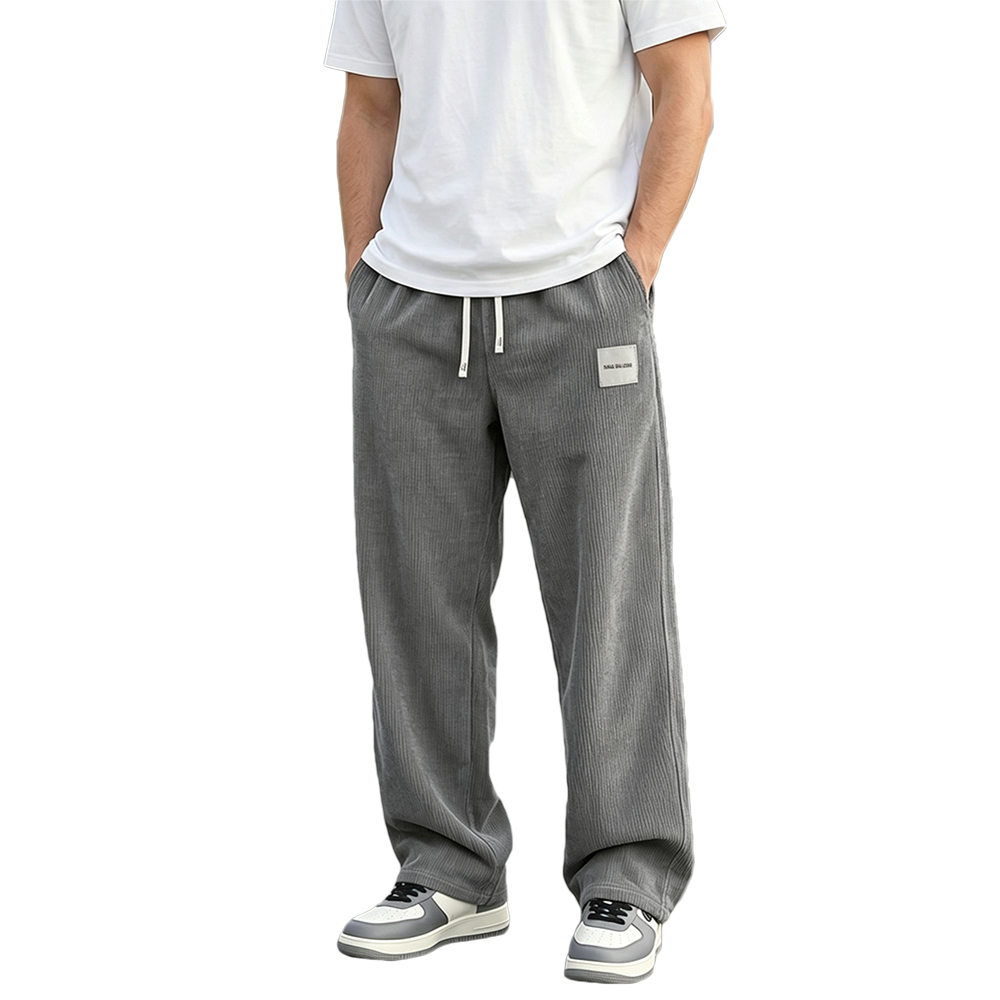 Men's Casual Long Pants Cordur - Men Fashion King 评论和价格