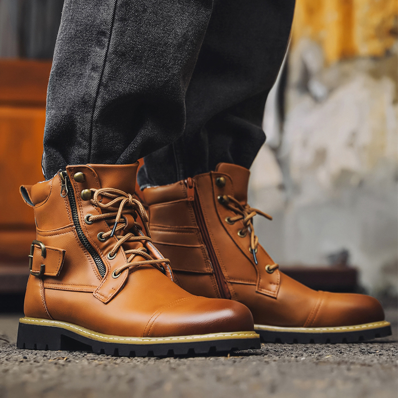 Quality Men Leather Boots Meta - Fashion Men'S Boots 评论和价格