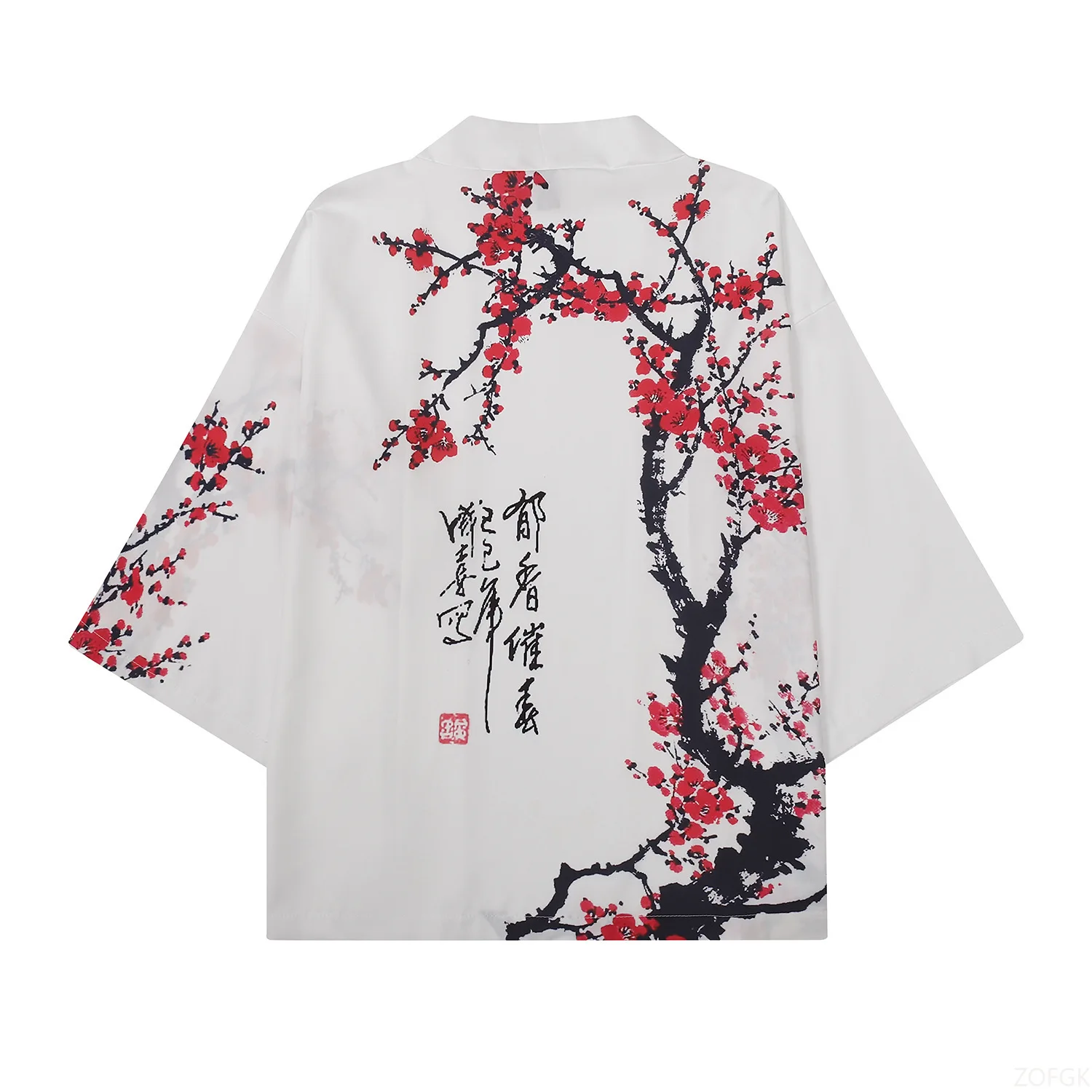 Summer Women Flower Print Kimo - Mens Fashion Workwear 评论和价格