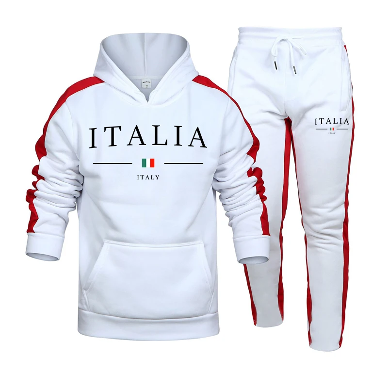 Men's Tracksuit 2 Pcs Sets Fas - Men'S Fashion Outfits 评论和价格