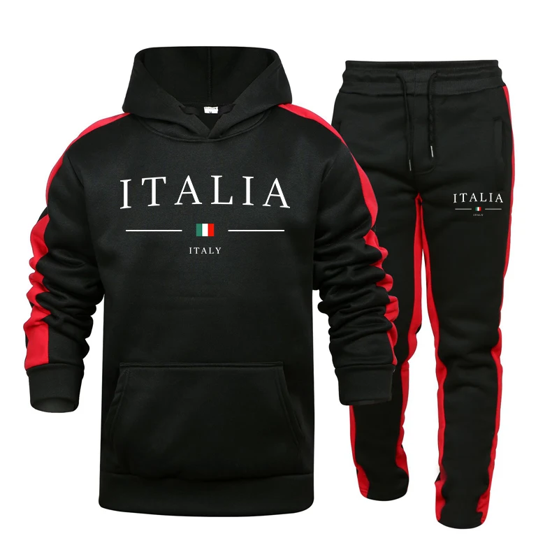 Men's Tracksuit 2 Pcs Sets Fas - Men'S Fashion Outfits 评论和价格