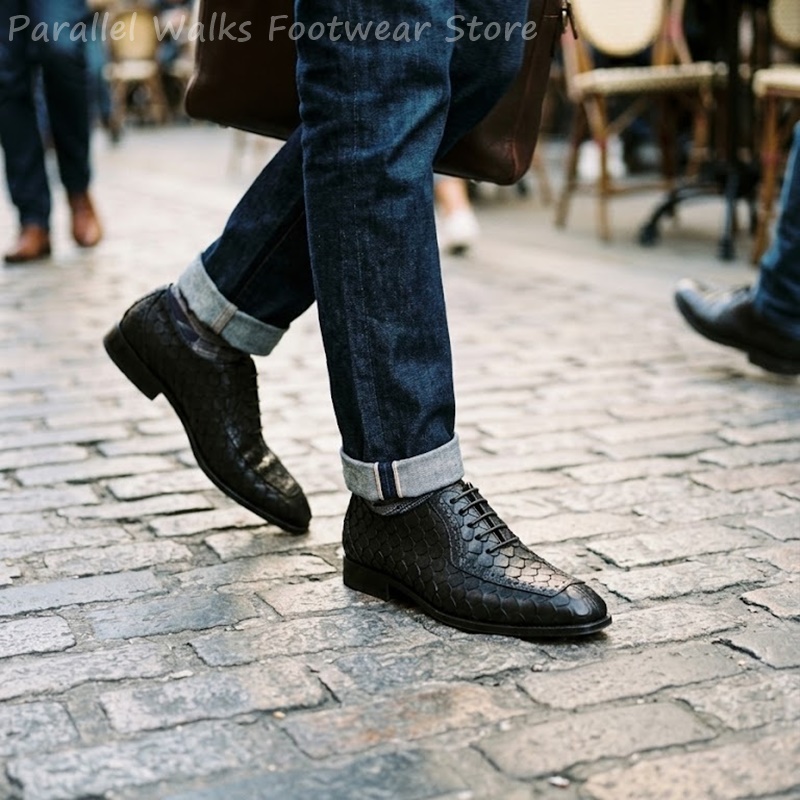 Sartorial Men Oxfords Fish Sca - Oxford Shoes Brogue 评论和价格