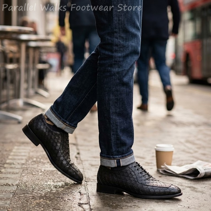 Sartorial Men Oxfords Fish Sca - Oxford Shoes Brogue 评论和价格