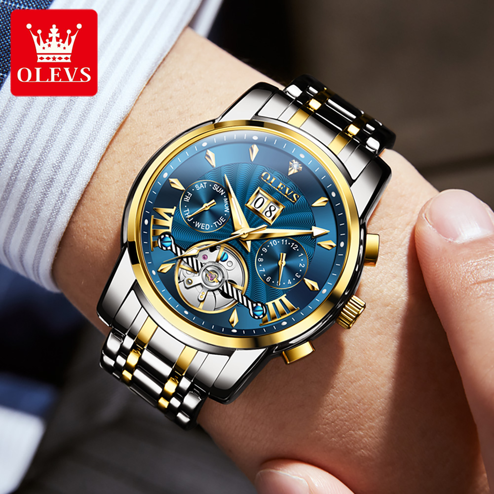 OLEVS Men Watches Luxury Fashi - Mens Fashion Week 评论和价格