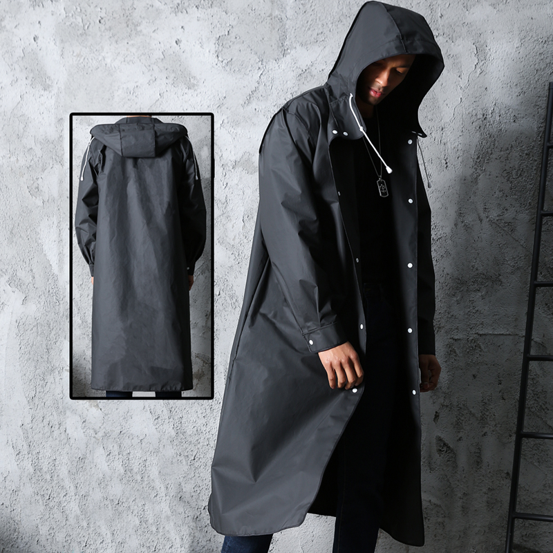 Black Fashion Adult Waterproof - Mens Fashion Poncho 评论和价格