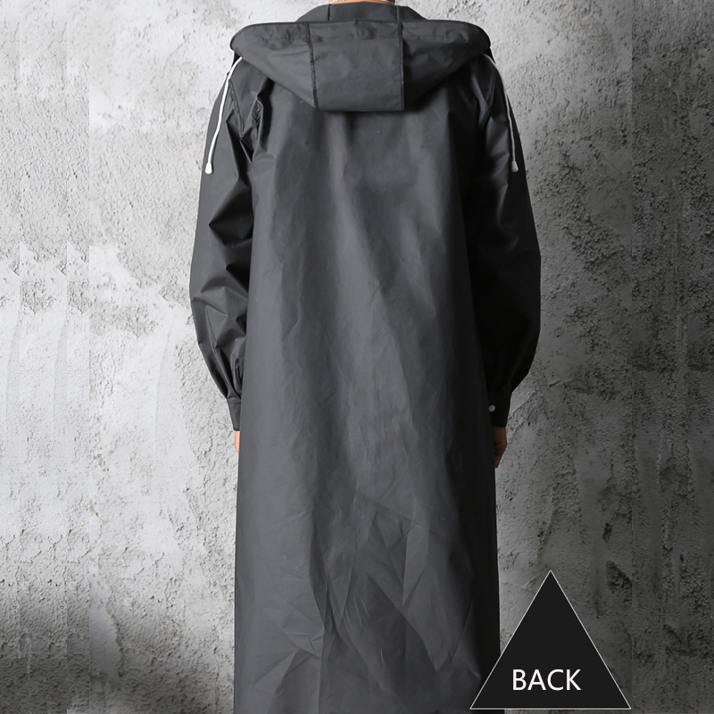 Black Fashion Adult Waterproof - Mens Fashion Poncho 评论和价格