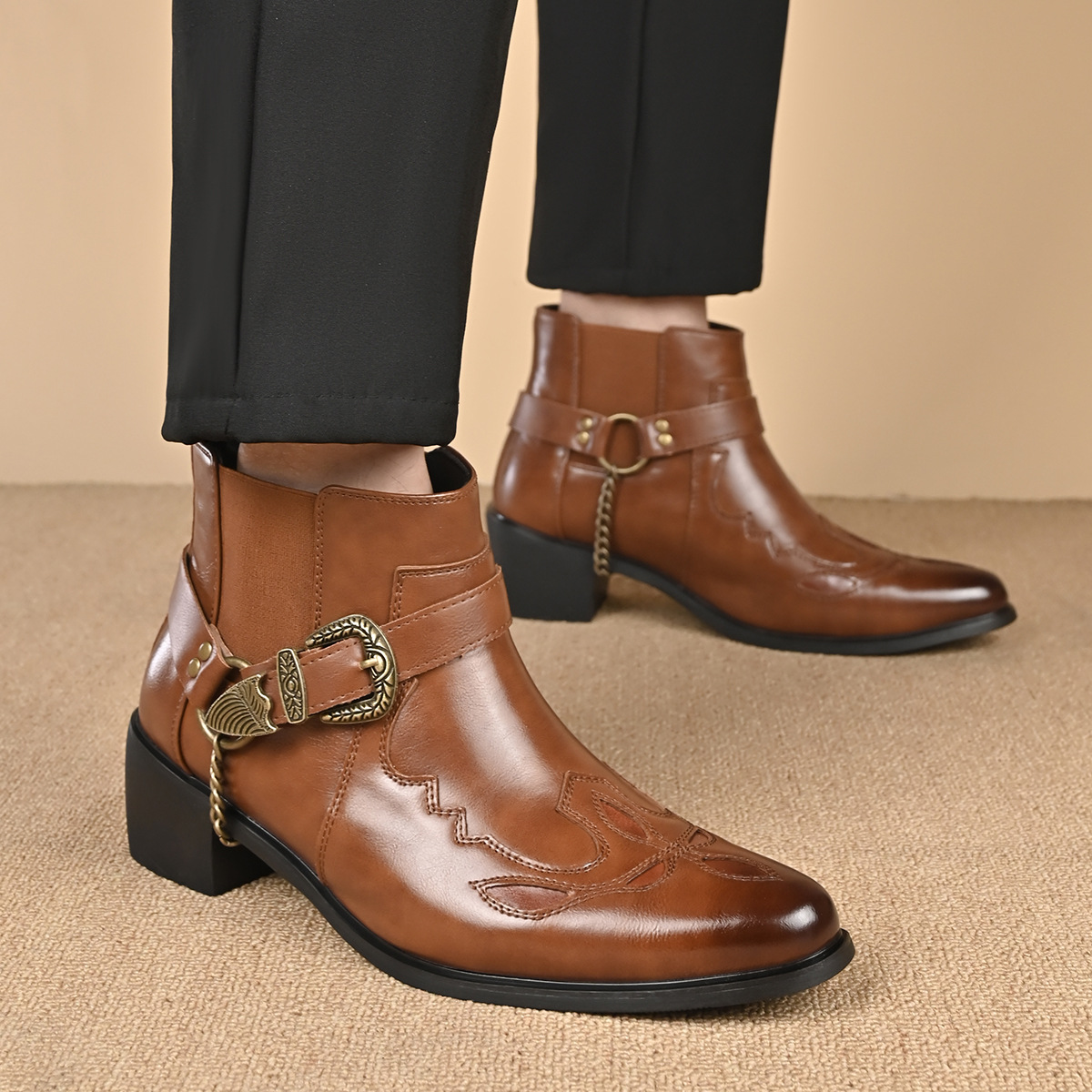 Fashion 2026 Men's Vintage Cow - Men'S Fashion Old Money 评论和价格