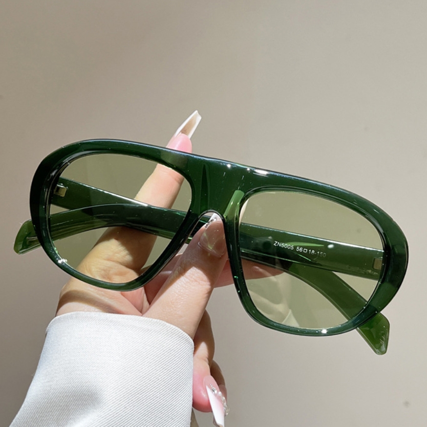 New Oversized Pilot Sunglasses - Men'S Fashion Old Money 评论和价格