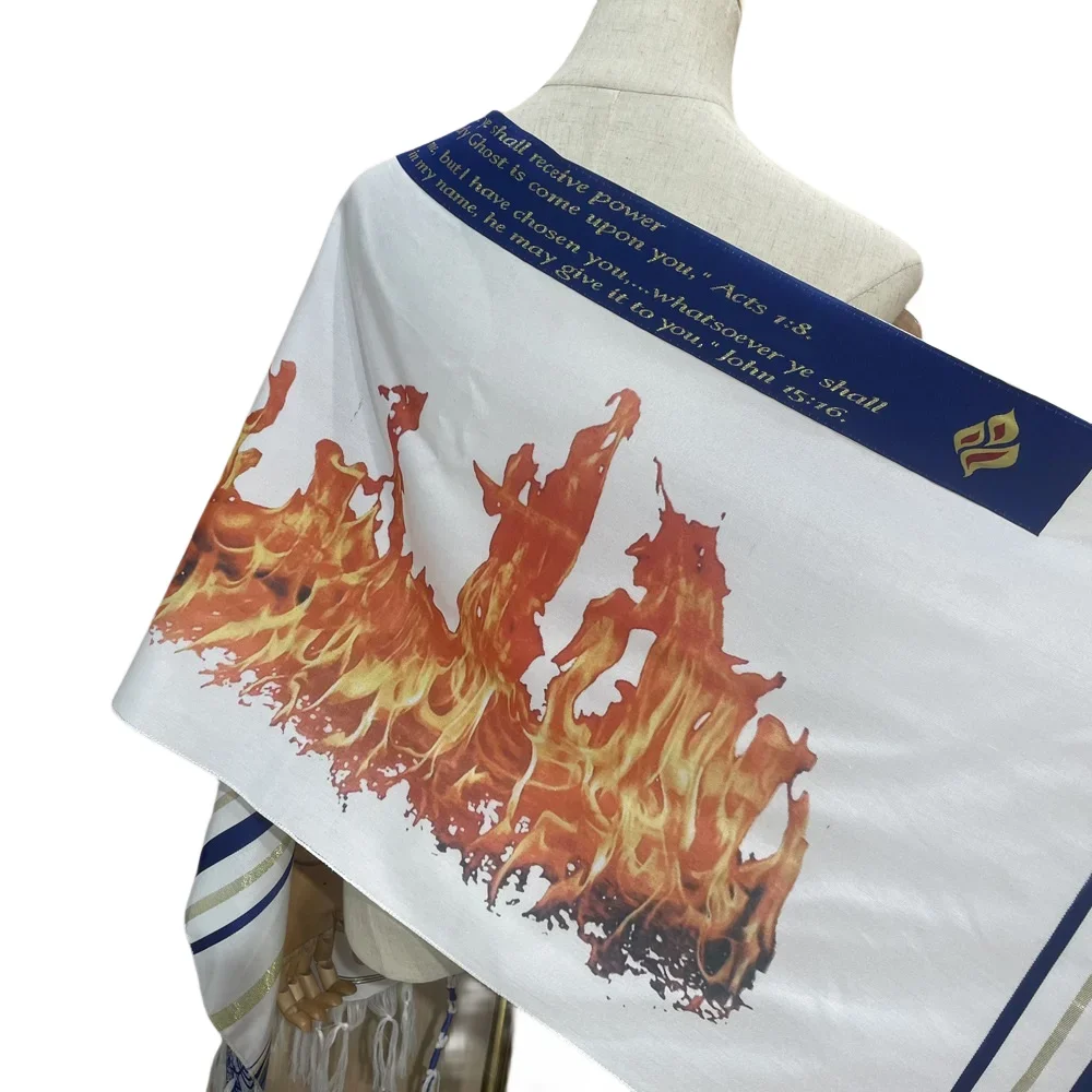 Fire Picture Prayer Shawl  Exq - Men Fashion King 评论和价格