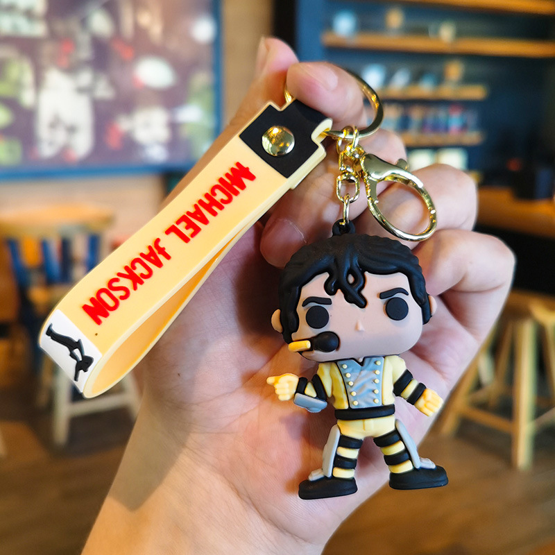 2026 Michael Jackson Keychain, - Men Fashion King 评论和价格