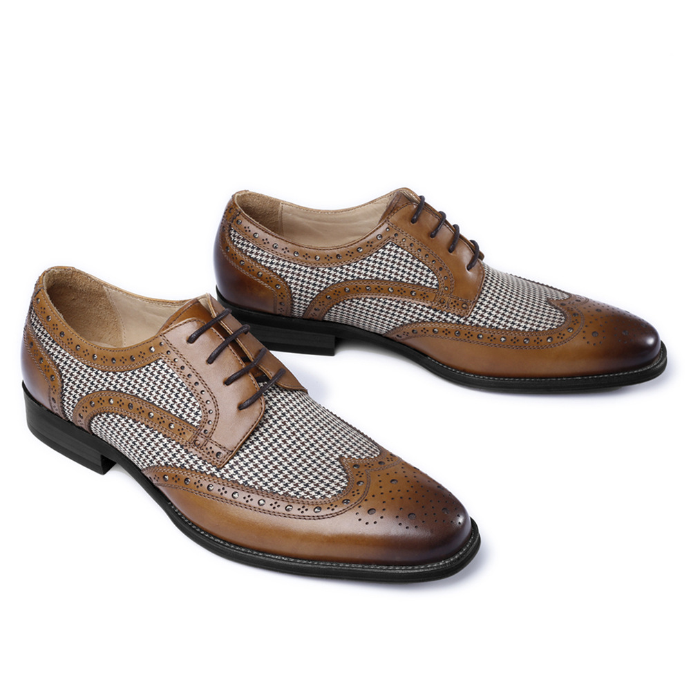 New Oxford Business Men Shoes  - Oxford Shoes Brogue 评论和价格