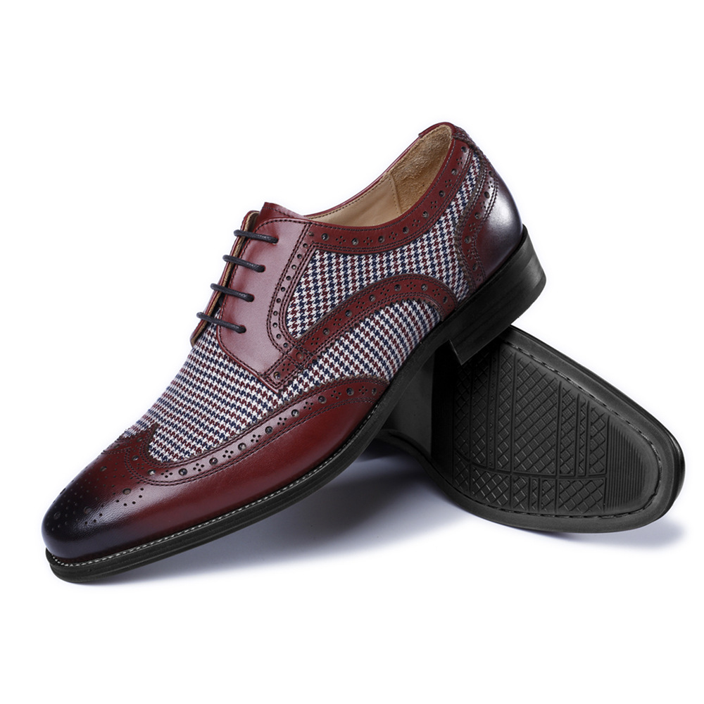 New Oxford Business Men Shoes  - Oxford Shoes Brogue 评论和价格