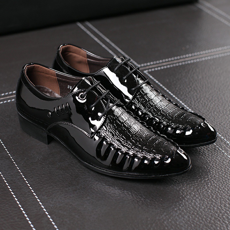 Men's  Dress Leather Shoes Lac - Oxford Shoes Brogue 评论和价格