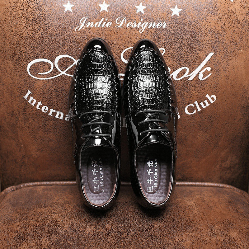 Men's  Dress Leather Shoes Lac - Oxford Shoes Brogue 评论和价格