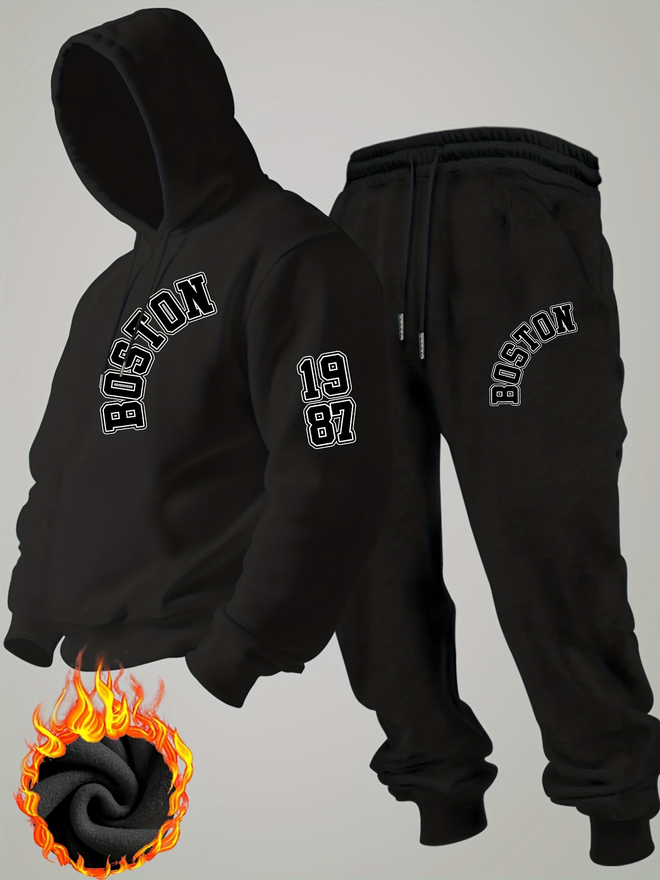 2026 new Men Winter Fleece Hoo - Men'S Fashion Outfits 评论和价格