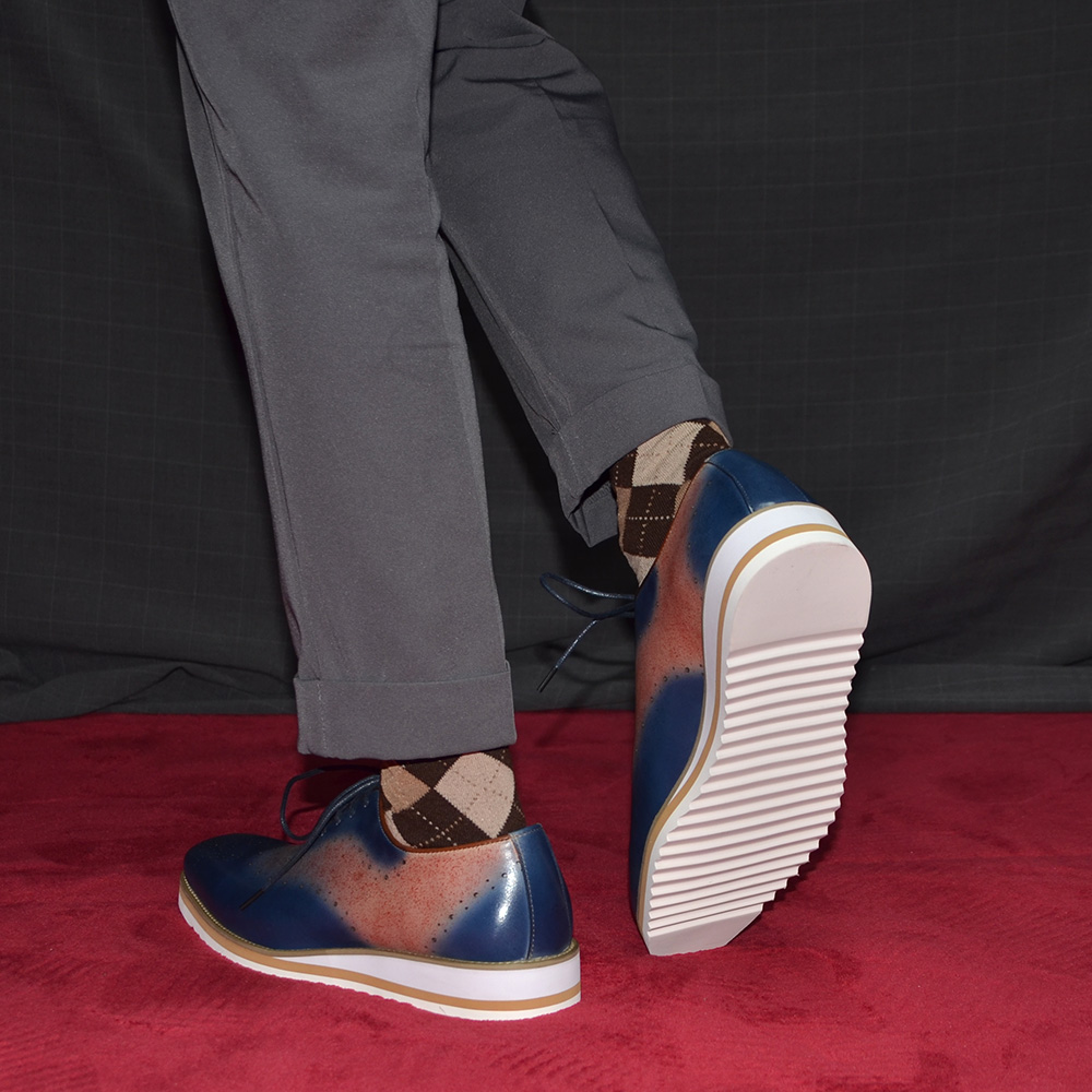 Luxury Plain Toe Duotone Color - Oxford Shoes Brogue 评论和价格