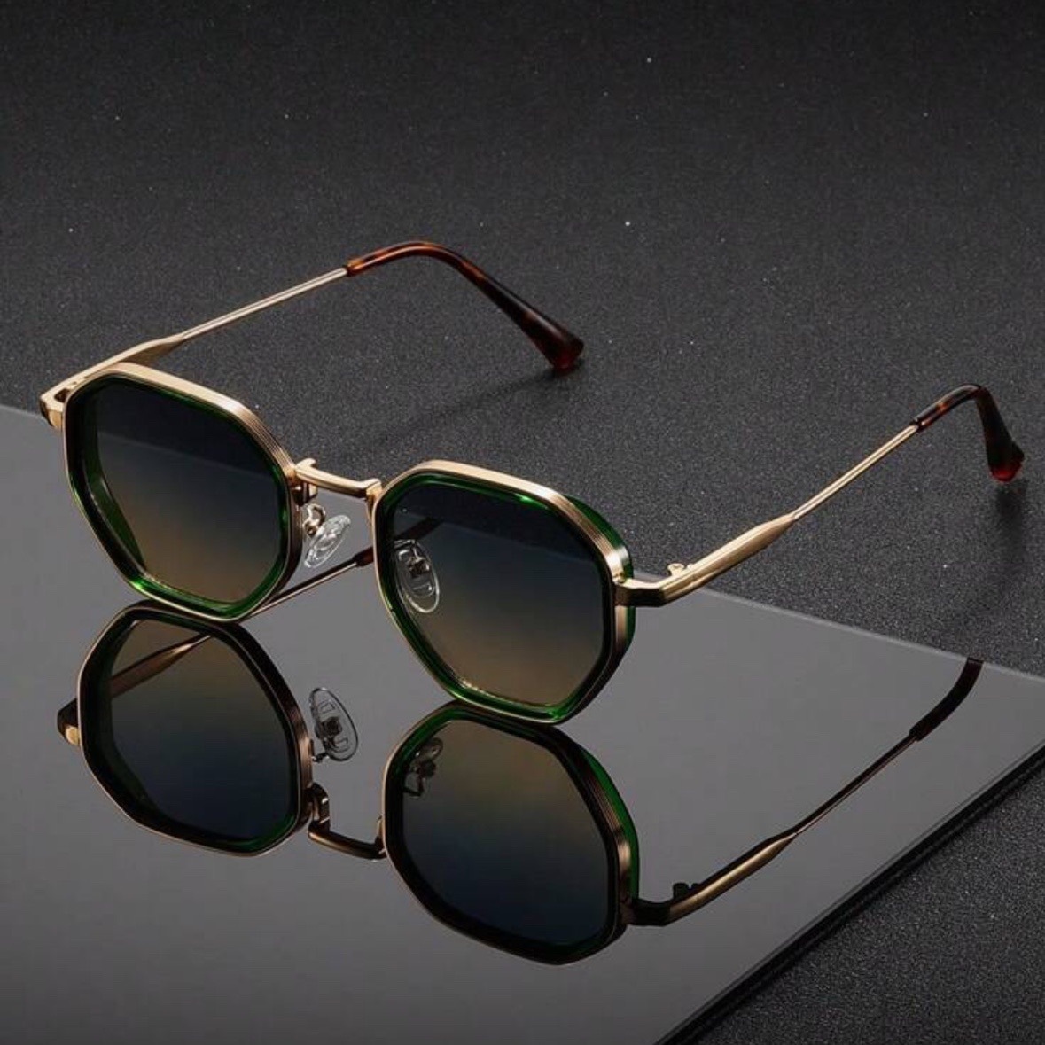 1 Pair Unisex Round Metal Fash - Men'S Fashion Old Money 评论和价格