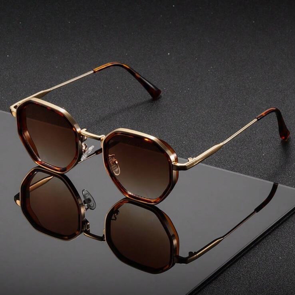 1 Pair Unisex Round Metal Fash - Men'S Fashion Old Money 评论和价格