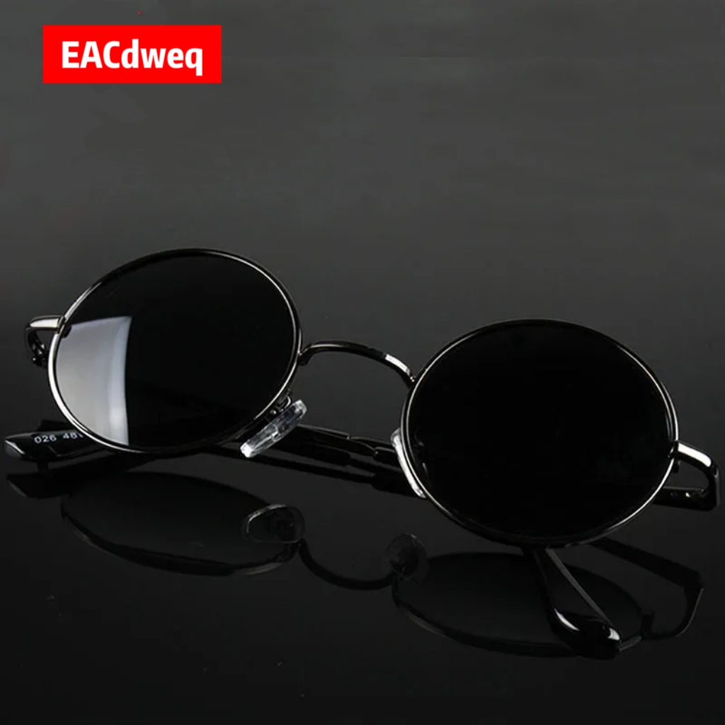 Retro Vintage Round Sunglasses - Men'S Fashion Old Money 评论和价格
