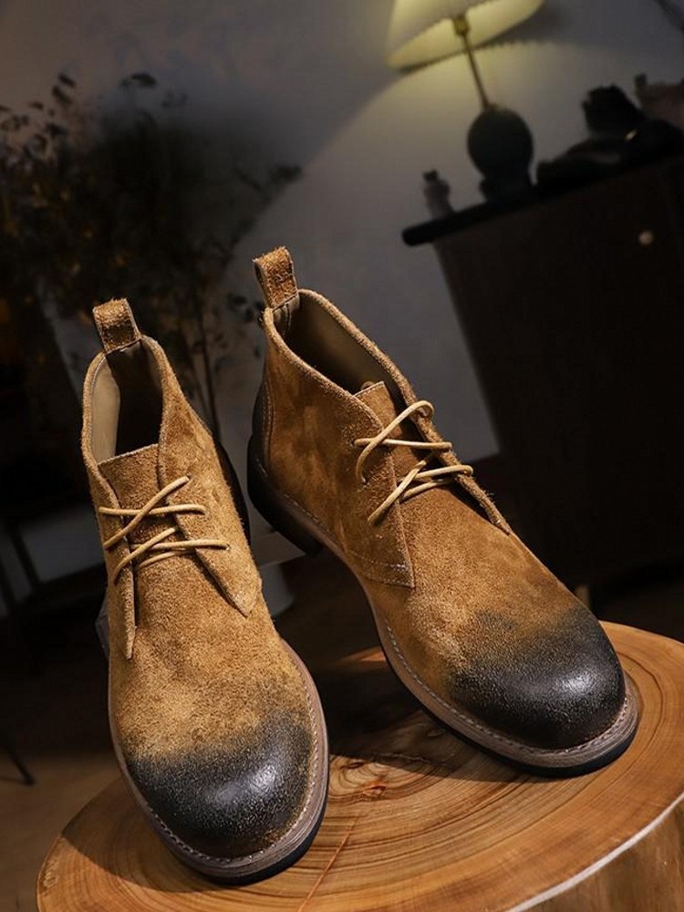 Fashion Versatile Male Lace-Up - Mens Fashion Workwear 评论和价格