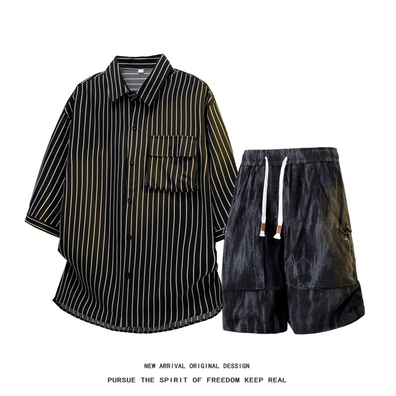 【Shirt + Shorts】Men's Shirt Se - Men'S Fashion Outfits 评论和价格